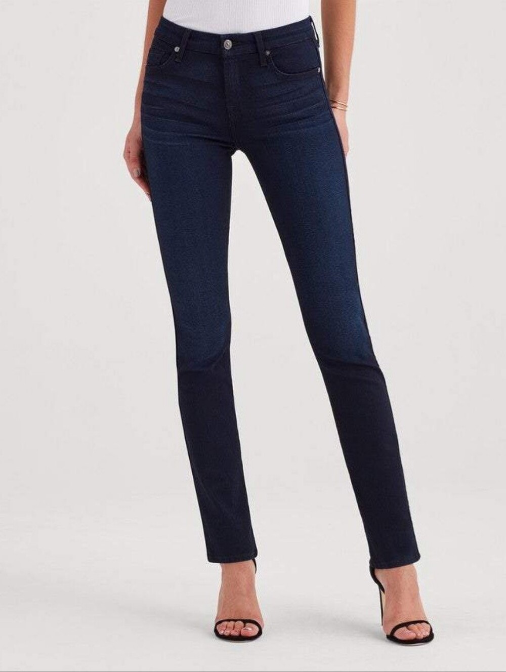 Sz 26 7 For All Mankind Kimmie Straight Leg Women's Straight Jeans Dark Wash